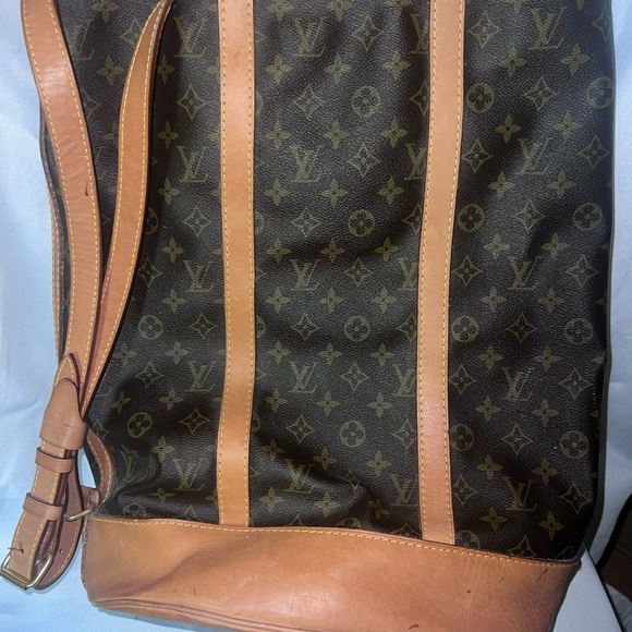 Monogram Tote with Brown and Tan Accents - Picture 3 of 9